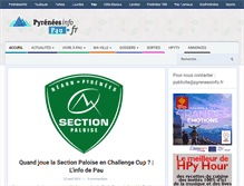 Tablet Screenshot of pauinfo.fr